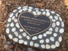 Novelty Memorial Paver Stone 786 (Not an Urn) Includes a quality 200mm x 148mm x 4.5mm Bronze Heart Plaque